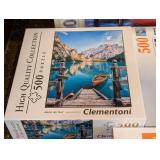 K - Mixed Brand 500 Piece Puzzle Lot of 8