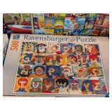 K - Mixed Brand 500 Piece Puzzle Lot of 8