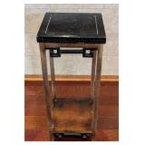 K - Vintage Decorative Wood Accent Table