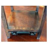 K - Vintage Decorative Wood Accent Table