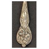 K - Vintage Sheridan Sterling Silver Serving Fork