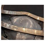 Jerry Fransisco Sterling Navajo Turquoise Cuff Bracelet
