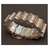 K - Vintage Mexican Taxco Sterling Silver Bracelet Antonio Pineda Style