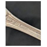 K - Pair of Sterling Silver Serving Spoons