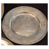 K - Set of Four 6" Vintage International Sterling Silver Pattern 413 Dishes