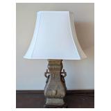 MB - Vintage James Mont Style Chinoiserie Table Lamp With Hu Vessel Base