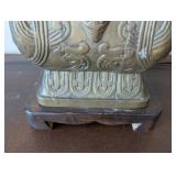 MB - Vintage James Mont Style Chinoiserie Table Lamp With Hu Vessel Base