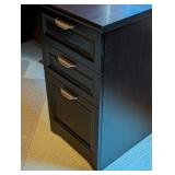 O - Dark Brown L-shaped Desk
