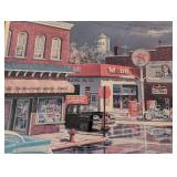 MB - Ken Zylla Reflections of Main St. Artist Proof 66 of 1960 Framed
