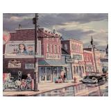 MB - Ken Zylla Reflections of Main St. Artist Proof 66 of 1960 Framed