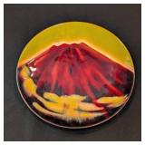 K - Ando Mt. Fuji Cloisonne Enamel Dish