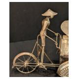 K - Sterling Silver (835) Silver Rickshaw Figurine