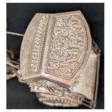K - Sterling Silver (835) Silver Rickshaw Figurine