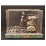 K - Sterling Silver (835) Silver Rickshaw Figurine