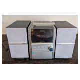 DR - Panasonic Sa-pm18 CD Stereo System With 5 CD Changer & Speakers