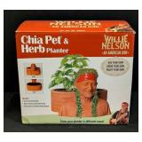 K - Willie Nelson Chia Pet & Herb Planter Original Box