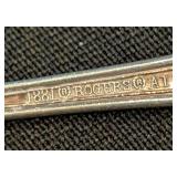 K - Set of 12 1881 Rogers A1 Vintage Silver Plated "La Vigne" Pattern Oyster/Cocktail Forks
