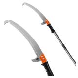17 in. Steel Blade 14 ft. Pruning Saw Pole Saw