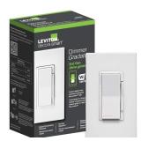 (4) Leviton Decora Smart Wi-Fi Dimmer Switch in White - Works With Google, Alexa, HomeKit, and Anywhere Companions
