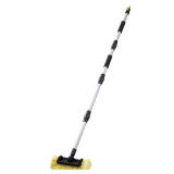 SVOPES Car Wash Brush-Extendable Long-Handle Tool-12 in. Scratch-Free Soft PVC Bristles-Ideal for Car, RV and Boat