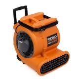 RIDGID 1625 CFM 3-Speed, Portable AM2560 Air Mover Blower Fan with Collapsible Handle, Rear Wheels, Water Damage Restoration