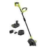 RYOBI ONE+ 18V 9 in. Cordless Battery Edger with 2.0 Ah Battery and Charger