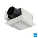 Panasonic Whisper Mighty LED Pick-A-Flow 70-90CFM Ceiling/Wall ENERGY STAR Bathroom Exhaust Fan 9.5 in. x 9.5 in. Grille Footprint