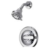 Delta Classic Single-Handle 5-Spray Shower Faucet in Chrome (Valve Included)