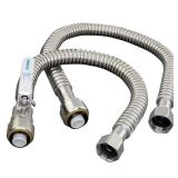 Everbilt 3/4 in. SSPTC x 3/4 in. FIP Water Heater Connection Kit