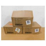 (3) Kimunuk 19 in. x 19 in. x 4 in. (2-Pack) Square Outdoor Patio Seating Repacement Lounge Chair Dining Seat Cushion Cream