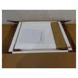 BYBLIGHT Kerlin 21.65 in. H x 17.72 in. D x 25.59 in. W Black Rectangle Wood End Table with Drawer, Side Table for Living Room