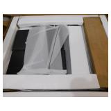 BYBLIGHT Kerlin 21.65 in. H x 17.72 in. D x 25.59 in. W Black Rectangle Wood End Table with Drawer, Side Table for Living Room