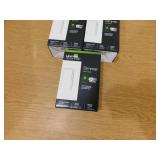 (5) Leviton Decora Smart Wi-Fi Dimmer Switch in White - Works With Google, Alexa, HomeKit, and Anywhere Companions