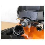 RIDGID 6 Gal. 150 PSI Portable Electric Oil-Free Jobsite Pancake Air Compressor with Dual Pressure Gauges and 2-Quick Couplers