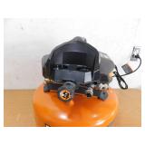 RIDGID 6 Gal. 150 PSI Portable Electric Oil-Free Jobsite Pancake Air Compressor with Dual Pressure Gauges and 2-Quick Couplers