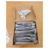 Angel Sar 8 in. Floating Shelf Bracket, Hidden Brackets for Wood Shelf (12-Pack)