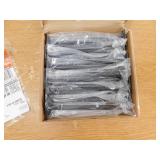 Angel Sar 8 in. Floating Shelf Bracket, Hidden Brackets for Wood Shelf (12-Pack)