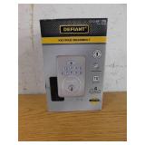 Defiant Radius Satin Nickel Single Cylinder Keypad Deadbolt Lock