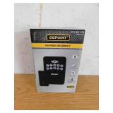 Defiant Radius Matte Black Single Cylinder Electronic Keypad Deadbolt Lock