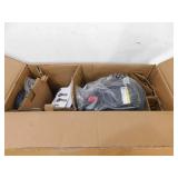 Husky 8 Gal. 150 PSI Portable Electric Oil-Free Horizontal Hotdog Air Compressor with Rubber Wheels and 1-Quick Coupler
