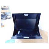 Architectural Mailboxes Oasis Classic Black, Extra Large, Steel, Locking, Post Mount Parcel Mailbox with High Security Reinforced Lock