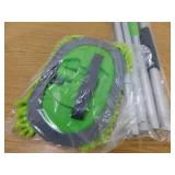 SVOPES 62-In. Extendable Car Wash Brush, Soft Chenille Mop, 180° Rotating Cleaning Brush, Long-Handle Car Washing Tool