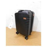 Kensie 20 in. Black Hardcase Expandable Carry-on Luggage