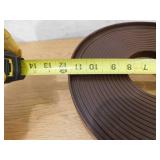 Devault Enterprises 12 in. Round HDPE Espresso Plant Dolly/Caddy with Hole