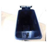 Home Zone Living 3 Gal. Slim Rectangular Stainless Steel Bathroom Trash Can with Soft-Close Lid and Step Pedal, Silver