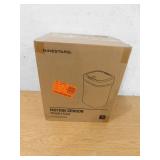 NINESTARS 3 Gal. Motion Sensor Red Rectangular Shape Plastic Trash Can