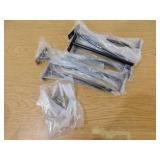 Angel Sar 8 in. Floating Shelf Bracket, Hidden Brackets for Wood Shelf (8-Pack)