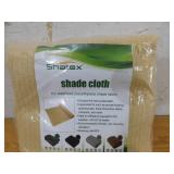 Shatex 6 ft. x 12 ft. Beige 90% Shade Cloth Protect Your Plant for Greenhouse, Patio Sun Shades and Privacy Screen Fence