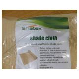 Shatex 6 ft. x 12 ft. Beige 90% Shade Cloth Protect Your Plant for Greenhouse, Patio Sun Shades and Privacy Screen Fence