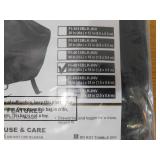 Sunnydaze 48 in. Black Durable Weather-Resistant Round Fire Pit Cover